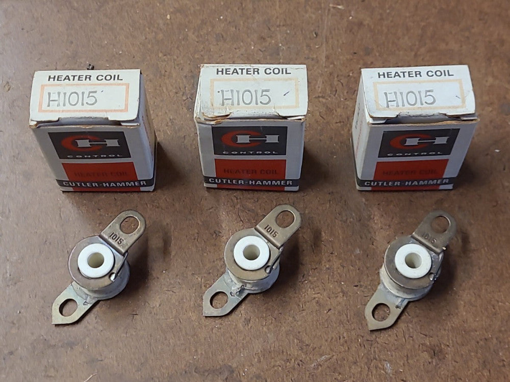 Lot Of 3 Cutler Hammer H1015 Heater Coils