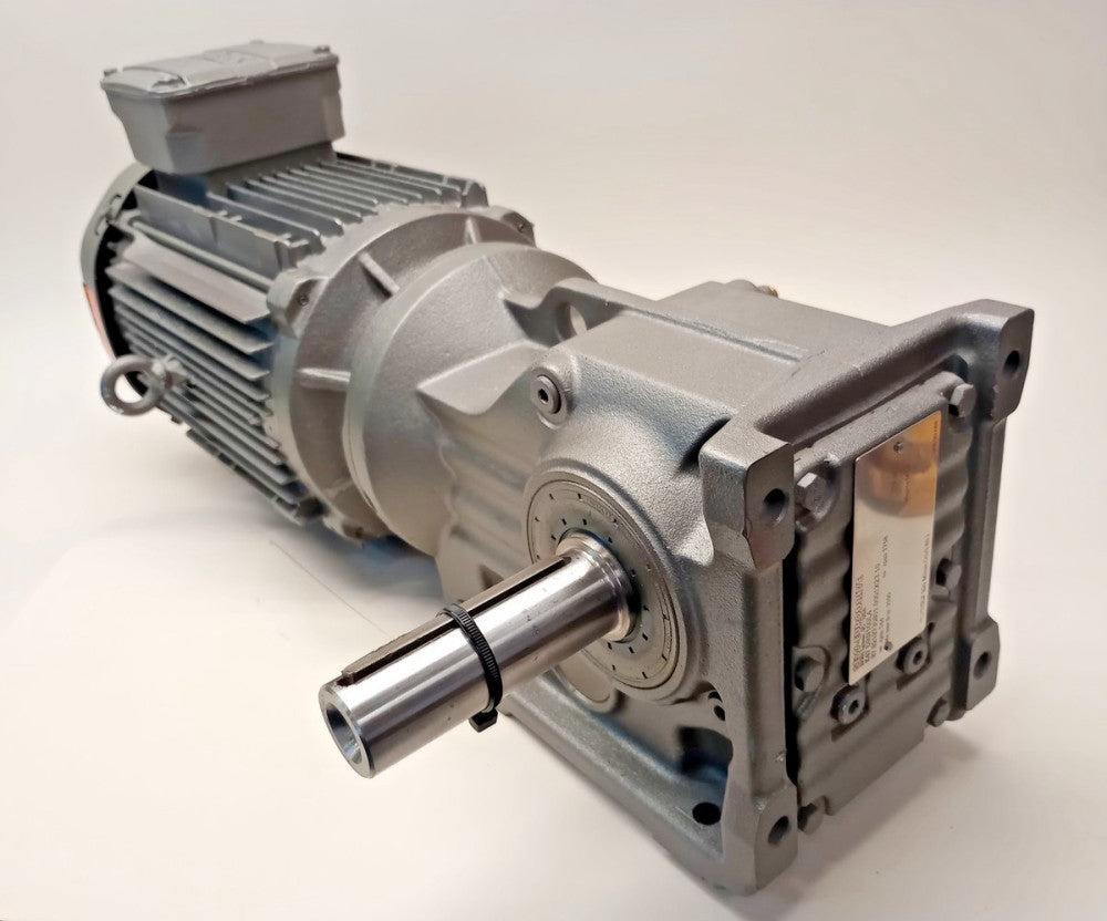 SEW Eurodrive K47-DRN100L4-LONGSHAFT-12.19 Gear Motor 3.75 output Ratio 12.19