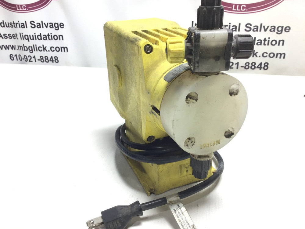 LMI A181-92S Electro Magnetic Pump 120VAC 50/60Hz 1.40A Max PSI 80 Max GPH 0.75