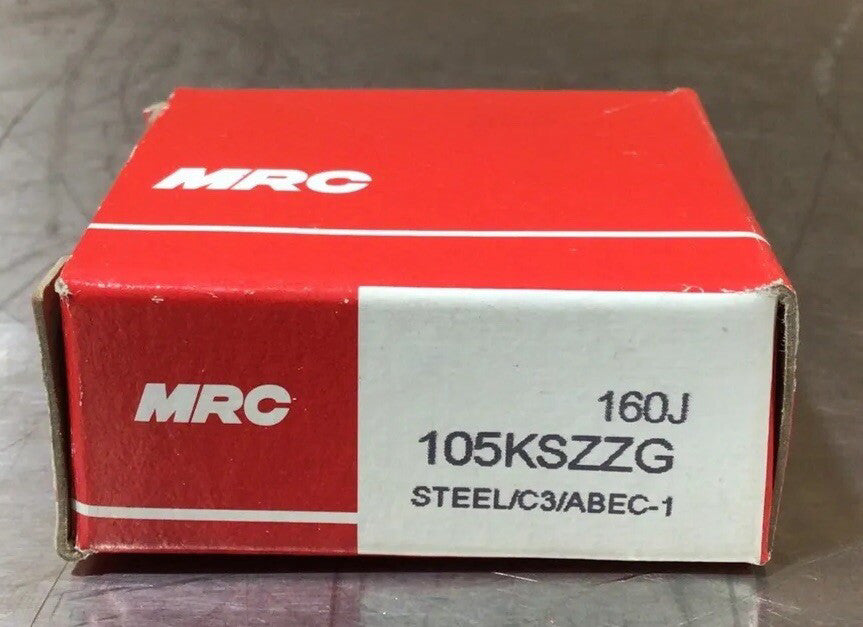 MRC 105KSZZG Ball Bearing W/Snap Ring NOS Surplus