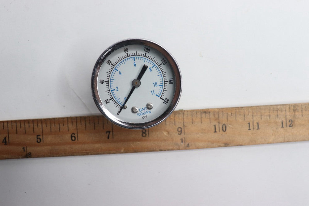 Control Air Pressure Gauge Stainless Steel 0-160 PSI  1/4â³ NPT 445-725-021
