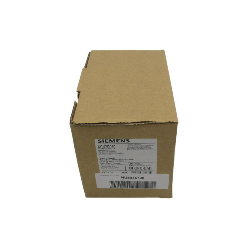 SIEMENS NCX3B040 480V 40A NSMP