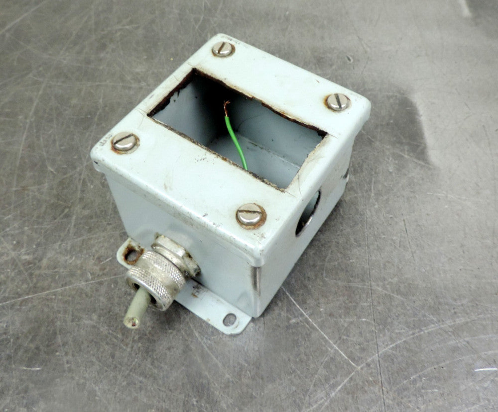 Hoffman E-1PB Push Button Enclosure Stainless Steel 3 -3/8" x 3 -1/8" x 3 -1/8"
