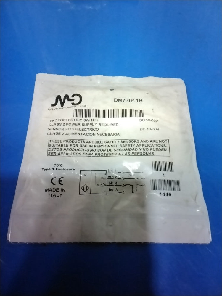 Automation Direct DM7-0P-1H Photoelectric Sensor DM70P1H 