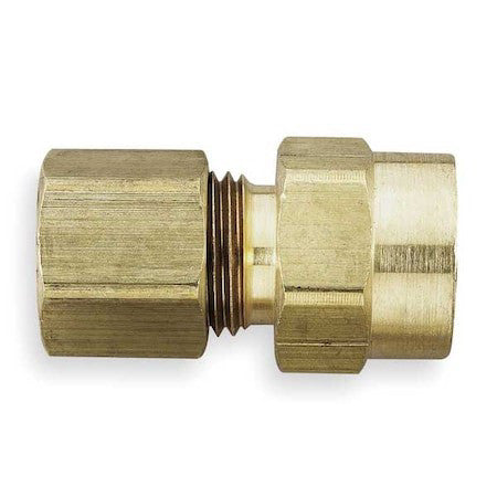 Parker 66C-4-4 1/4" Compression X Fnpt Brass Connector 10Pk