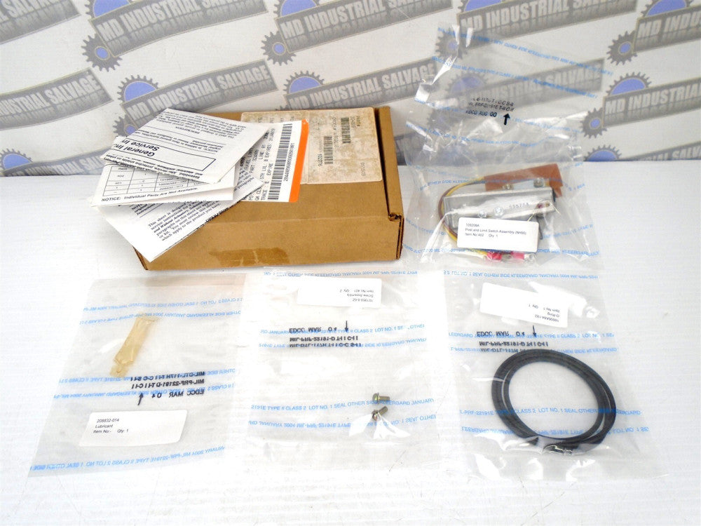 ASCO - 324009 NH95 - TRAVEL LIMIT SWITCH KIT - Switch, O-Rings, Lube - (NEW)