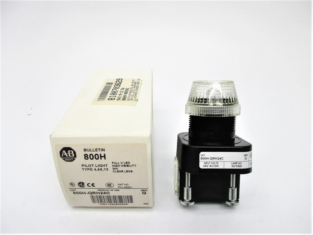 ALLEN BRADLEY 800H-QRH24C SER. G (WH) NSMP