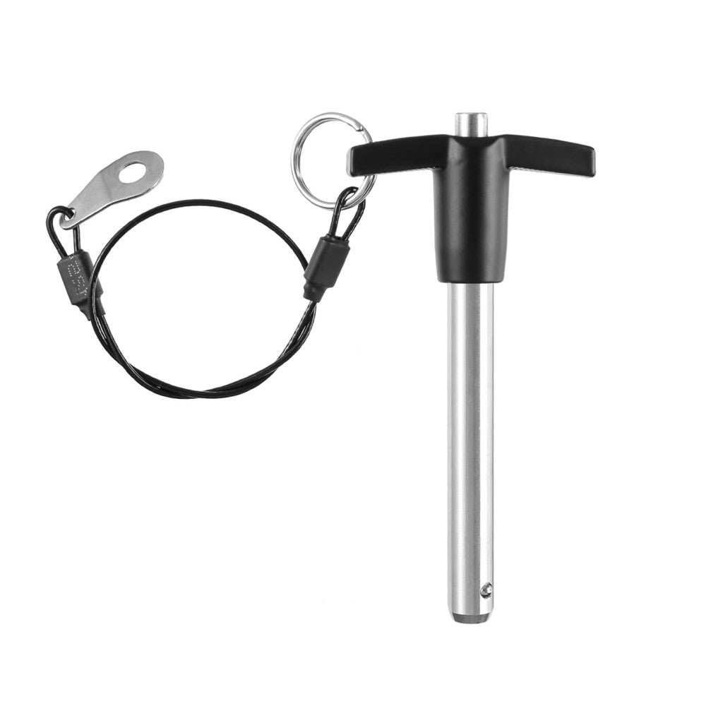 10mmx80mm T Handle Quick Release Pin 304 Stainless Steel Ball Lock Lanyard