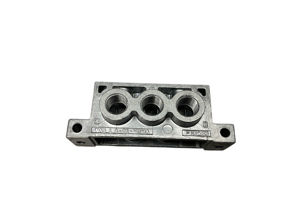 FESTO NAS-1/4-01-VDMA Connecting Plate Sub Base 161109 NAS 1/4 01 VDMA