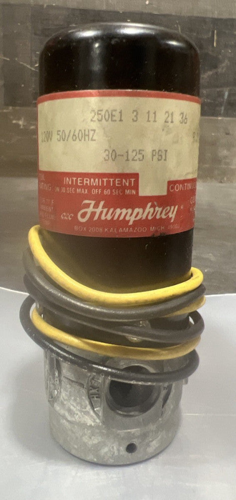 Humphrey 250E1 3 11 21 36 120 50 60 Pneumatic Directional Control Valve Nos