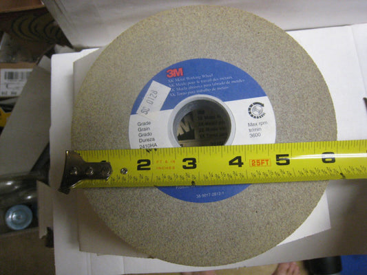 1  3M 6" x 1" x 1-1/4" XK Metal Working Grinding Wheel, 2410HA Grade, EDP #29277