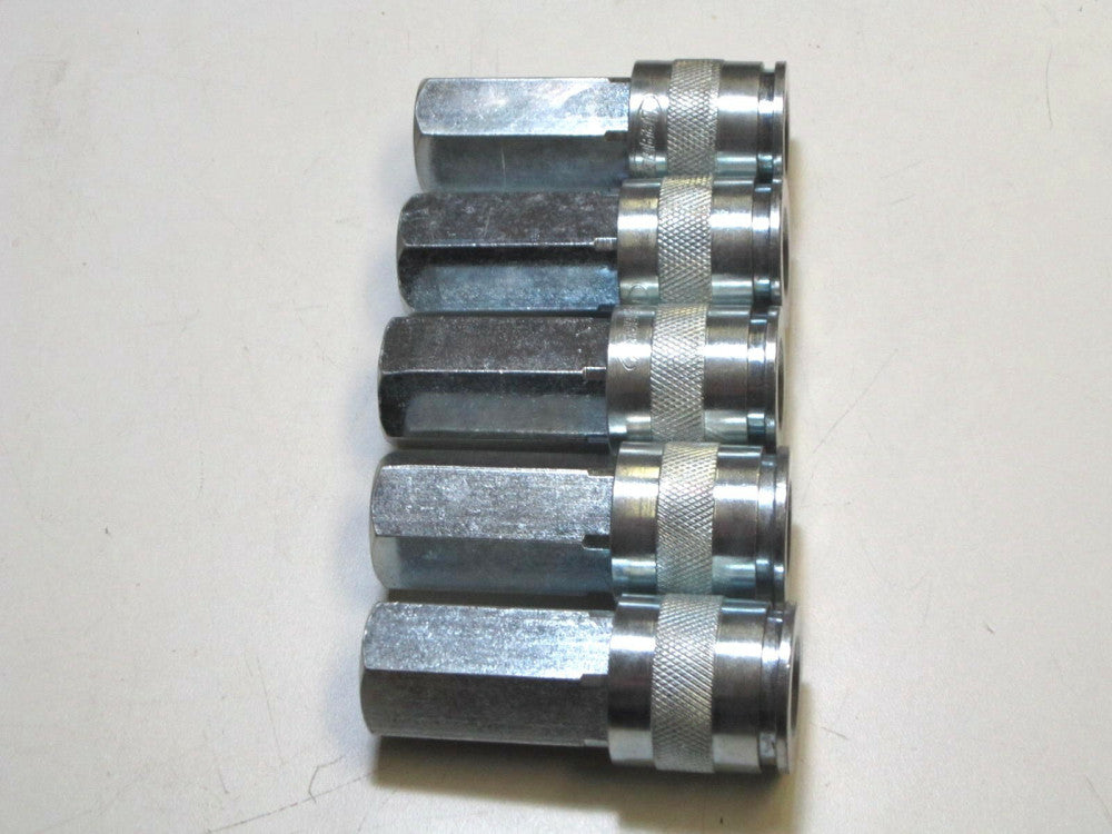 LEGACY (A78610-BG) Steel 250 PSI 3/8" NPT Pneumatic Coupler Bodies - Lot of 5 