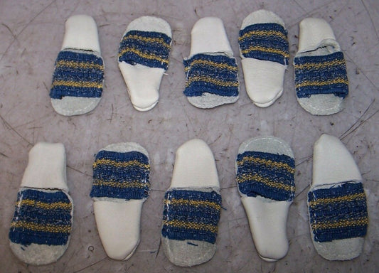 (10) NEW FINGER GUARD SPLIT LEATHER MEDIUM  LOT OF 10