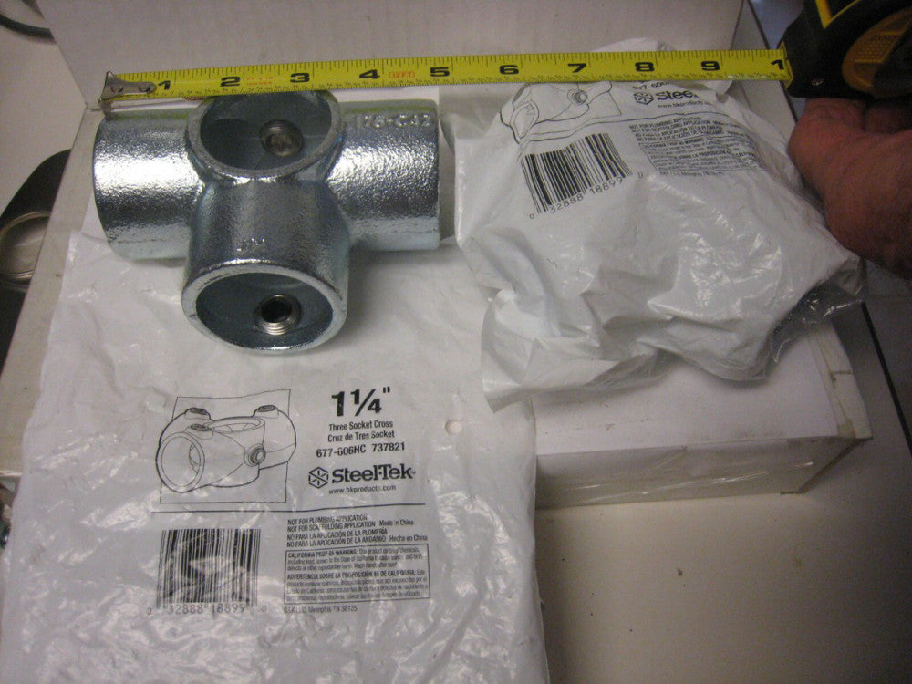2 yes 2  BK Products Steel Tek 677-606HC 1-1/4” Three Socket Cross #737821
