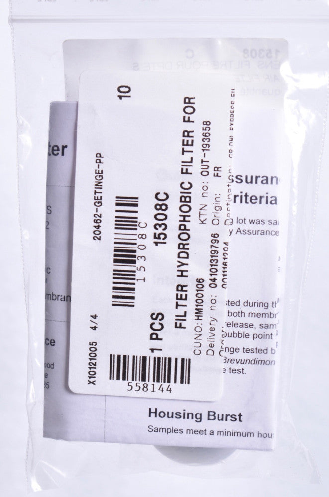 Merck Millipore Sterile Hydrophobic Fluoropre PTFE Membrane Filter  15308C