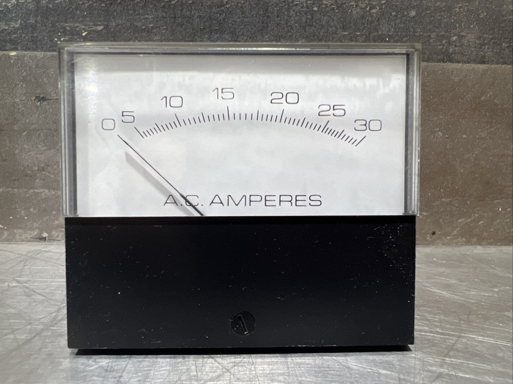 Nos Surplus Crompton 215-02AA-NLNL 0-30 Ac Amperes Meter