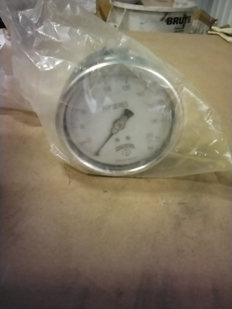 Winters PFP1254-R11 Liquid Filled Gauge 0-160psi 4"X1/4"