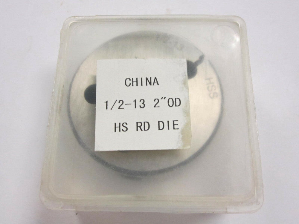 2" 1-1/2-13 UNC Outside Diameter High Speed Steel Adjustable Round Die