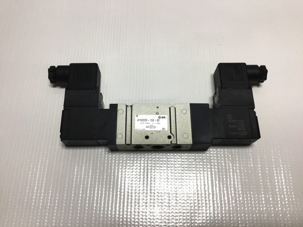 SMC VFS2220-1DZ-02 Solenoid Valve Supply Press 0.1-1.0MPa 50/60Hz 110/120V