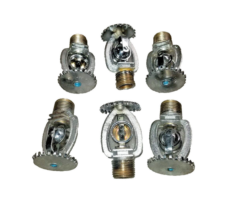 6) NEW BRONZE UPRIGHT 1/2" SPRINKLE HEAD SSU-3  LOT OF 6