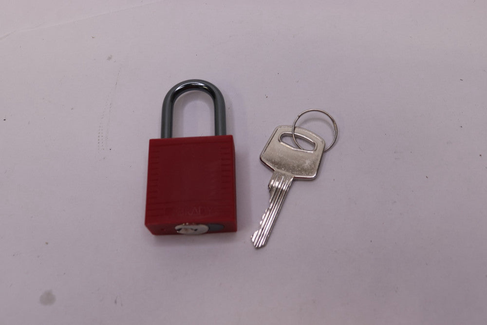 Brady Aluminum Compact Safety Lock Red 143150 