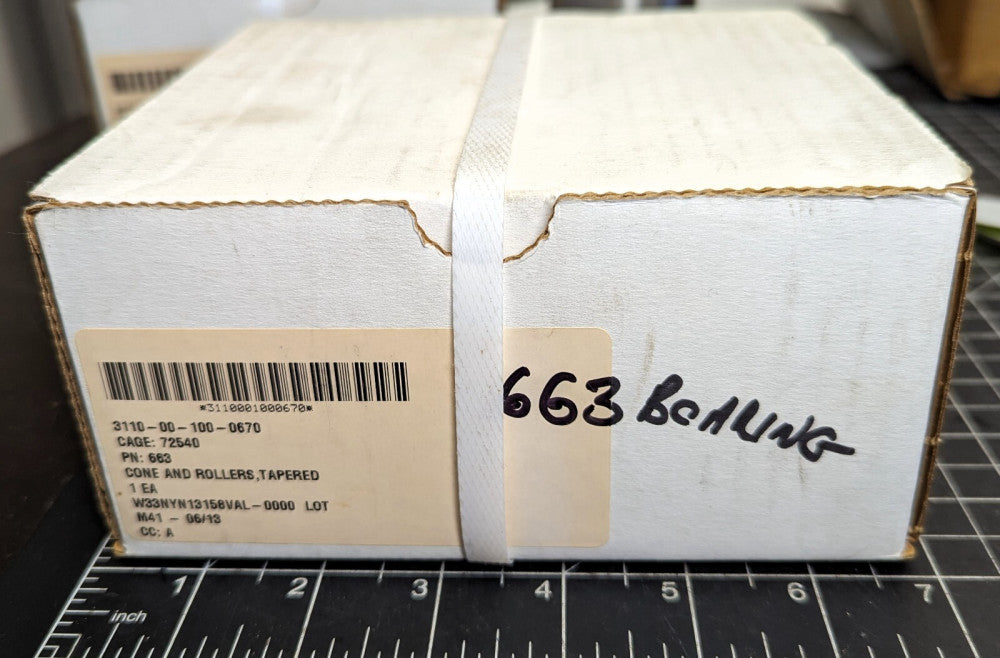Timken Tapered Roller Bearing Cone 663 [A2BC]