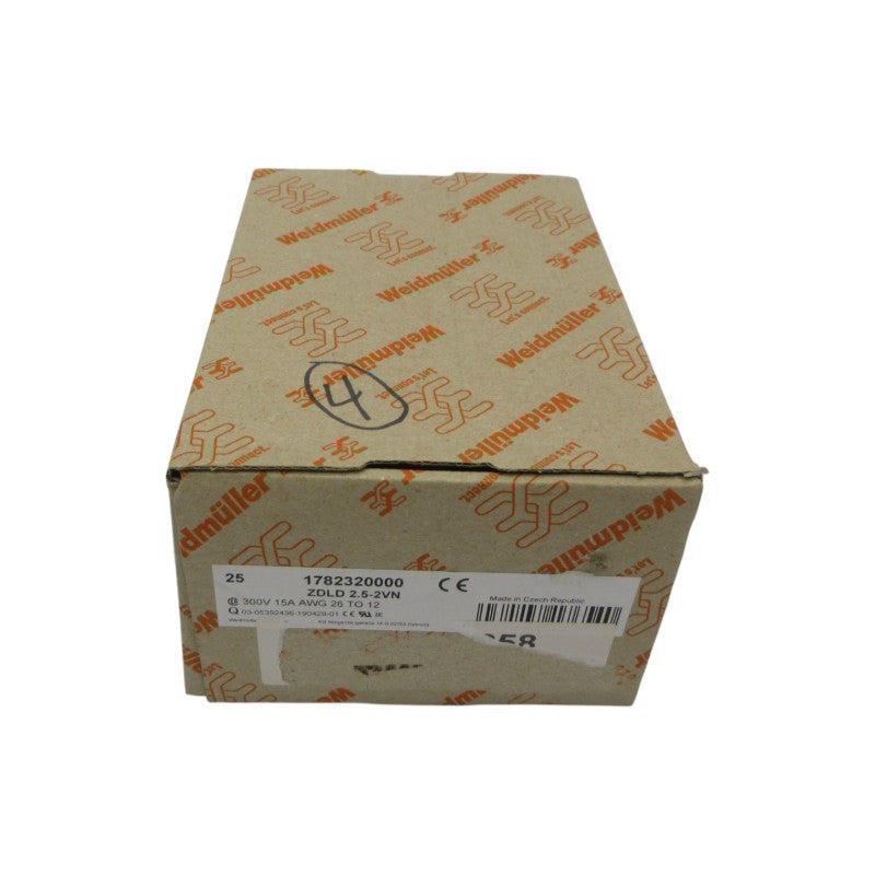 WELDMULLER 1782320000 ZDLD2.5-2VN (PKG OF 25) NSMP