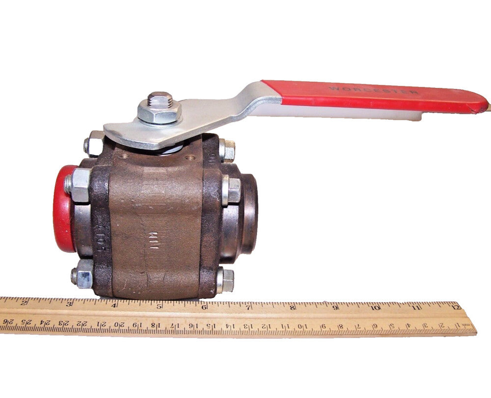 NEW WORCESTER 1-1/2" SOCKET WELD BALL VALVE  4446PTBW8  CWP 1480