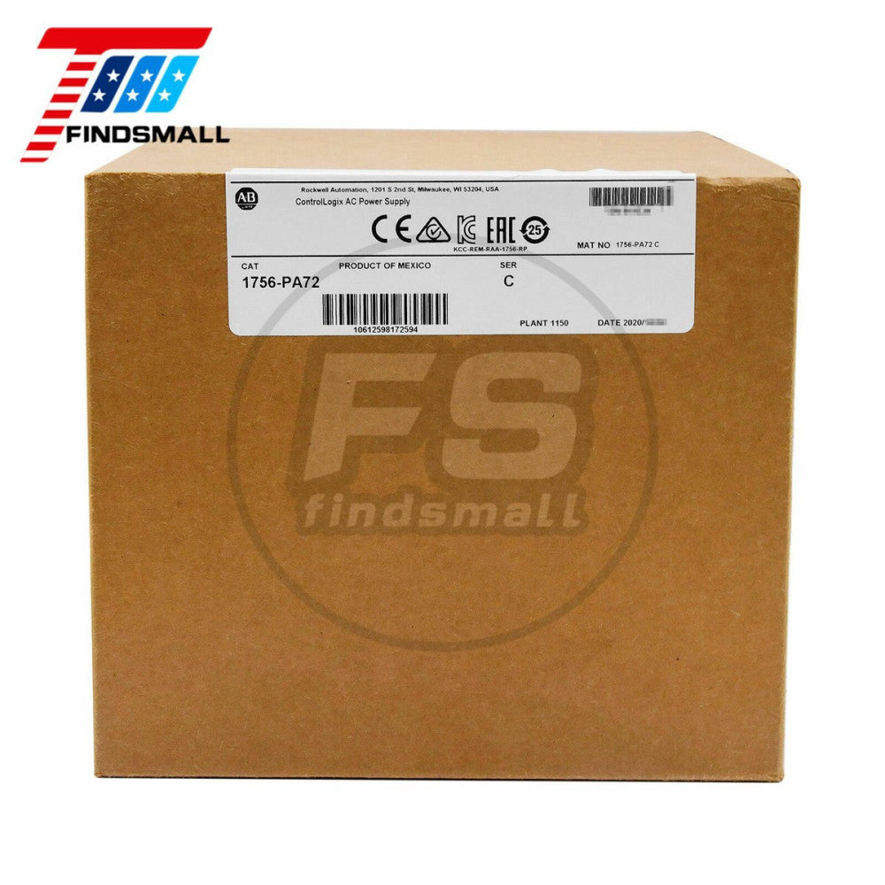 US Allen-Bradley  Factory Seal 1756-PA72 SER C ControlLogix AC Power Supply