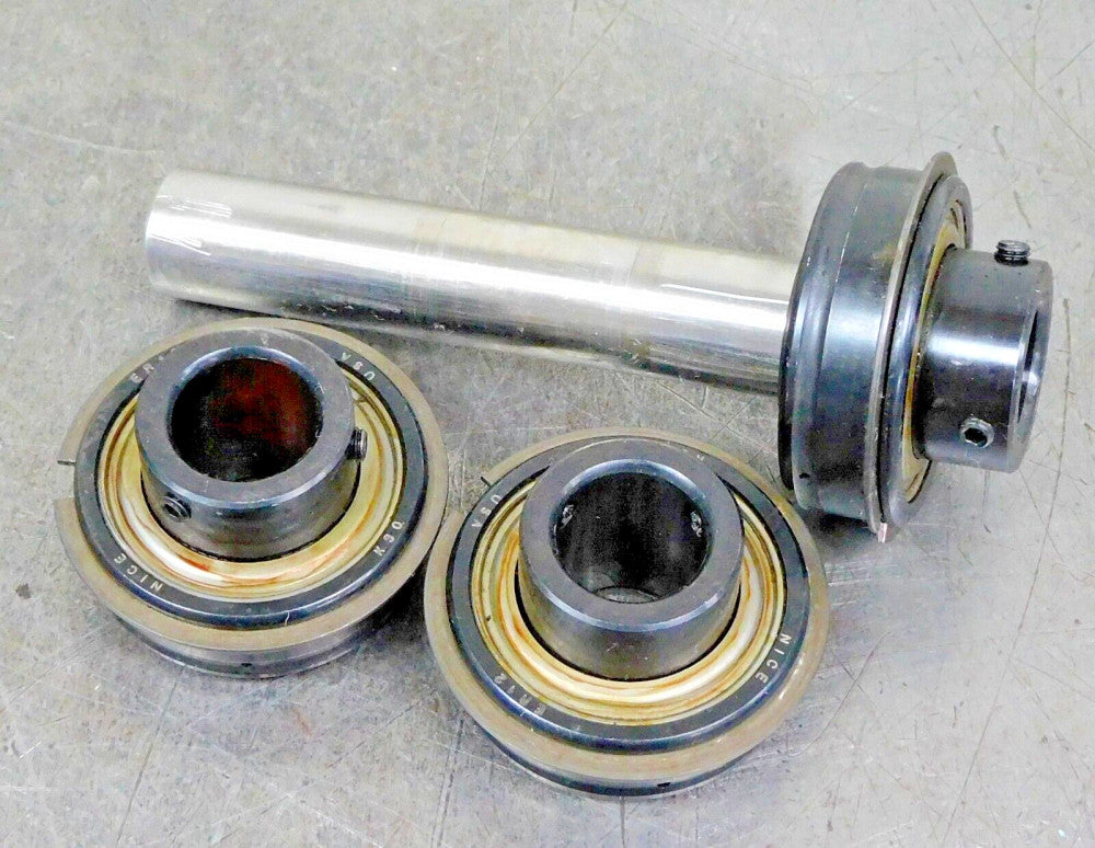 Nice ER12 Set Screw Lock Ball Insert Bearing K30 3/4" ID Lot of Three (3)