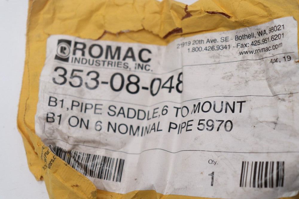 Romac Pipe Saddle 353-08-048