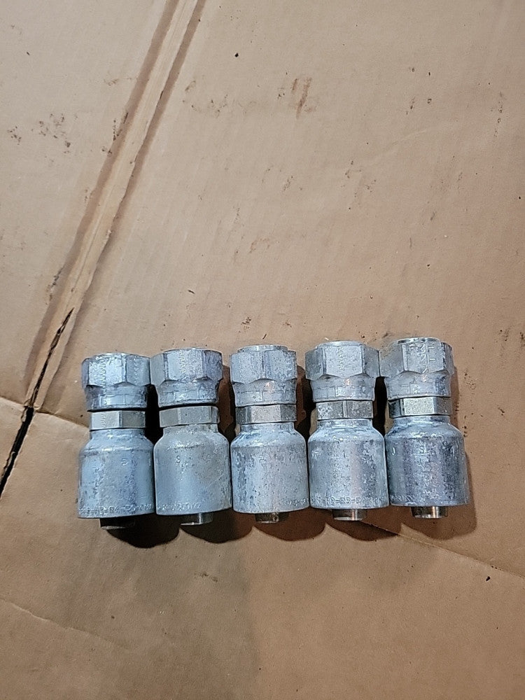 Parker Hydraulic Hose Fitting 1JS43-12-12 Female Straight Thread Swivel