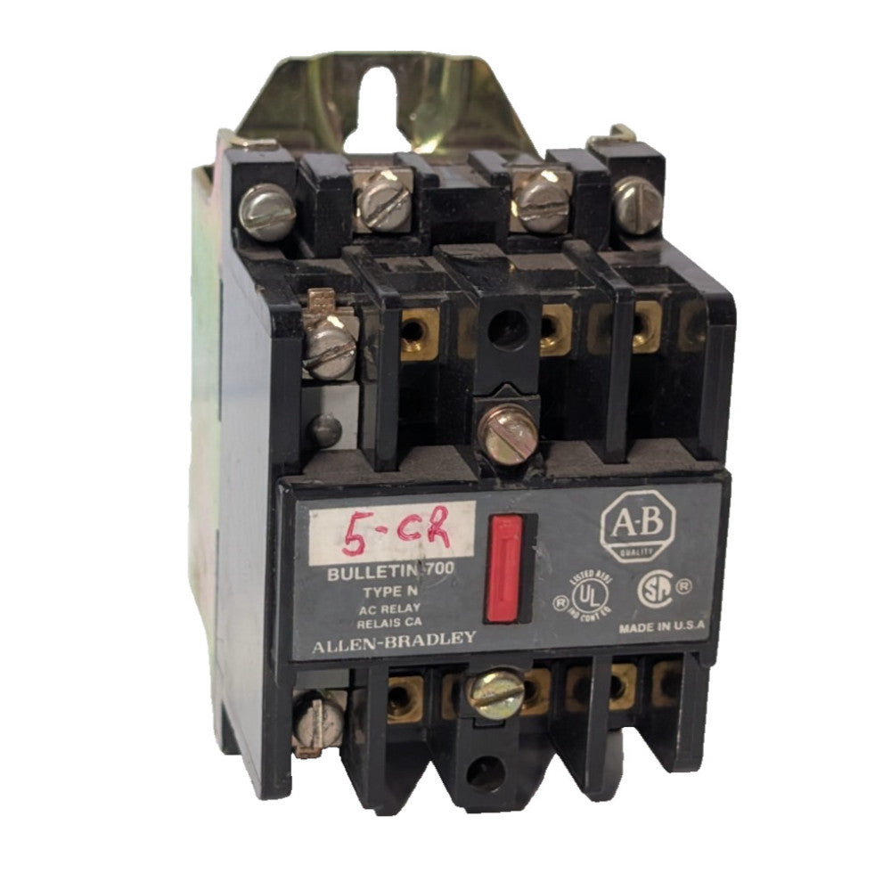 Allen-Bradley 700-N200A1 AC Relay, Series C, NEMA A300 P300, 110/120v Coil