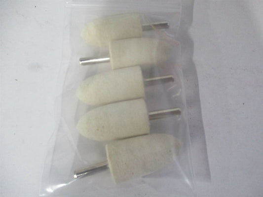(516165) 1" x 1/4" x 2" OAL Medium Density Bullet Shaped Mounted Bob - Qty 5