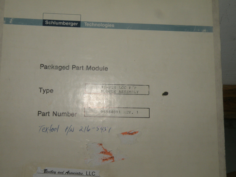 Textool 216-5451 16 Pin LCC P/P Module Assembly 95864011 in Metal Mount Plate