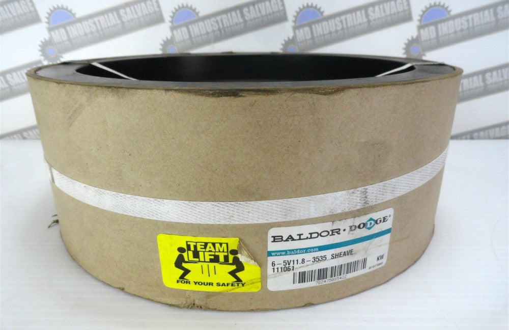 DODGE - 6-5V11.8-3535 Sheave, 111061, 6 Groove, 5V Belt Size (New)