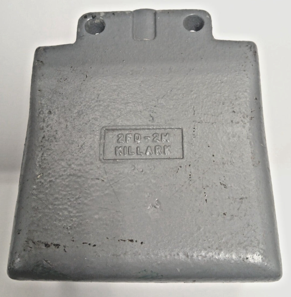 2FD-2M KILLARK -3/4" IRON 2FD TYPE TWO GANG DEEP DEVICE BOX SERIES F 2 OUTLETS