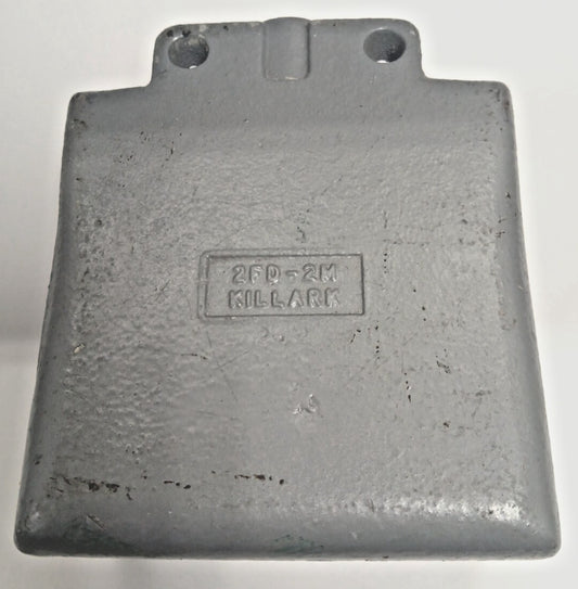 2FD-2M KILLARK -3/4" IRON 2FD TYPE TWO GANG DEEP DEVICE BOX SERIES F 2 OUTLETS