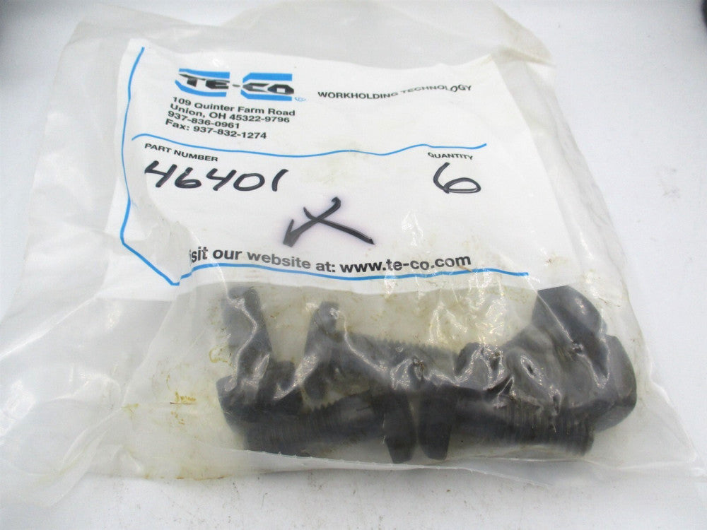 TE-CO (46401) 1/2-13 Medium Carbon Steel Black Oxide Tugger T-Bolts -Pack of 6