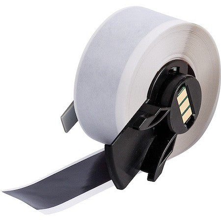Brady M6c-1000-439-Bk Label,1 In W,Outdoor,Black