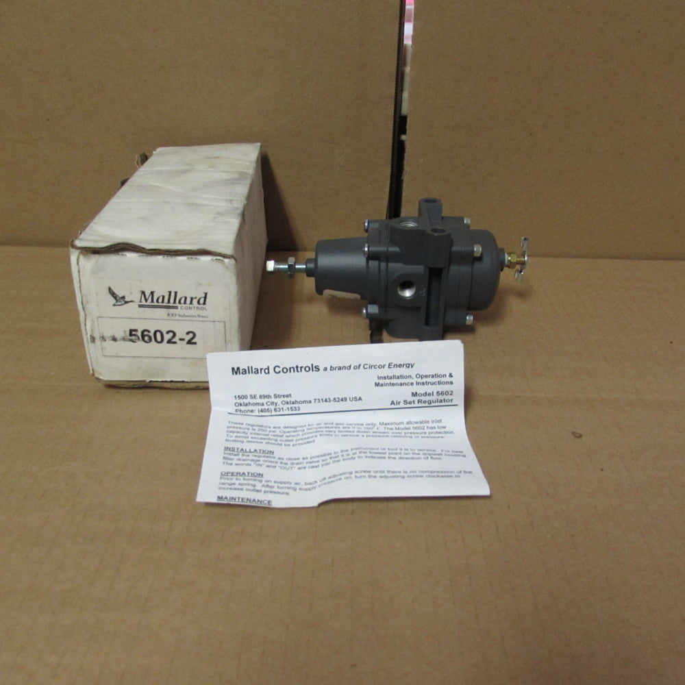 MALLARD CONTROL, 5602-2, Air Set REGULATOR 0-60PSI, NIB! MAKE OFFER!