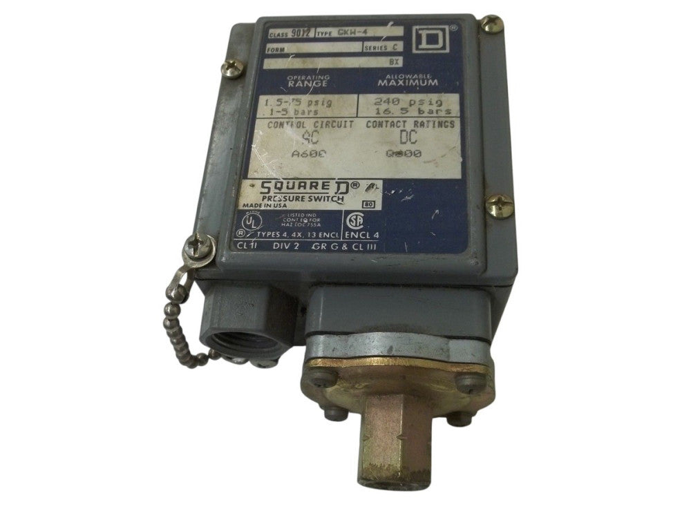 LOT OF 2 SQUARE D 9012-GKW-4 SER.C UNMP
