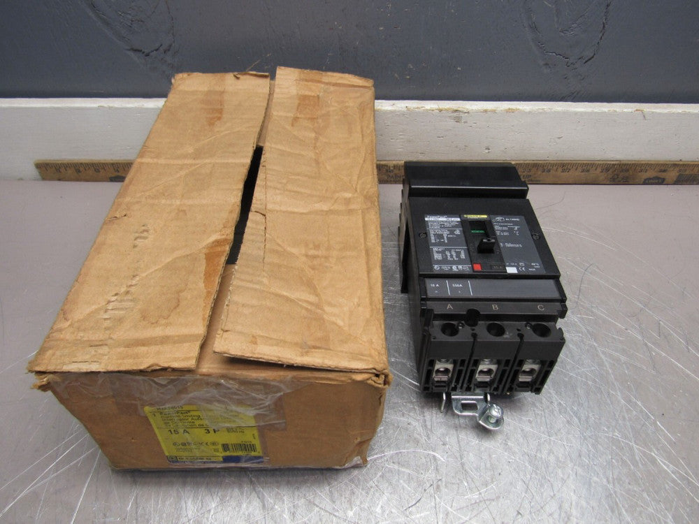 SQUARE D HJA36015 POWERPACT I-LINE THERMAL MAGNETIC CIRCUIT BREAKER 15A 3P 600V