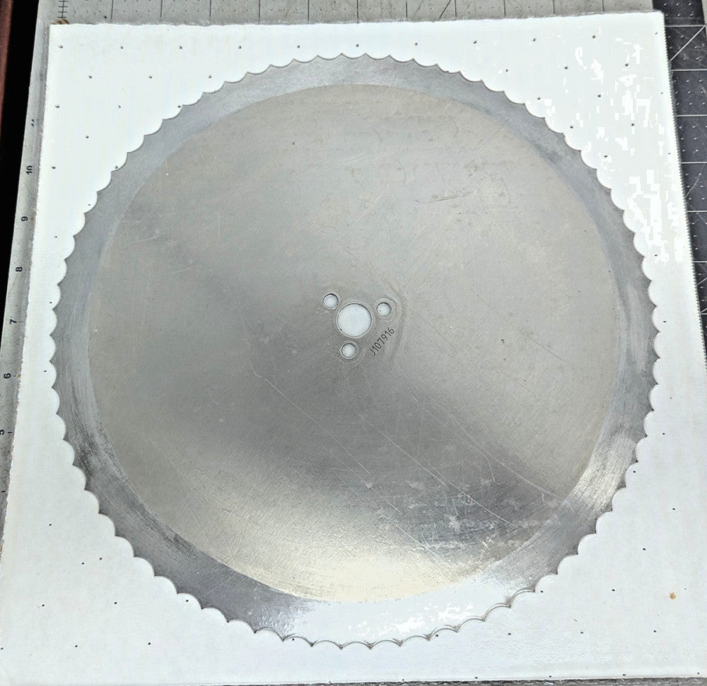 275mm Scallop 3 Hole Meat Circular Slicer Blade Prime Edge  PK-27515125 [C8S2]