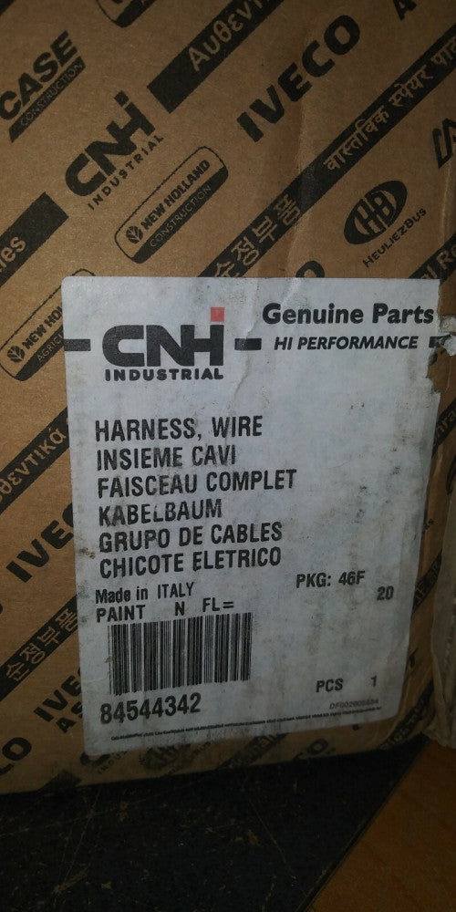 (1) NEW GENUINE OEM CNH HARNESS, WIRE 84544342