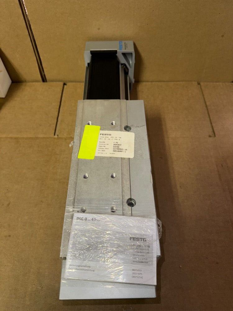 FESTO DGC-50-150-G-PPV-A LINEAR DRIVE, 50MM-RODLESS, NEW-OPEN BOX! MAKE OFFER!