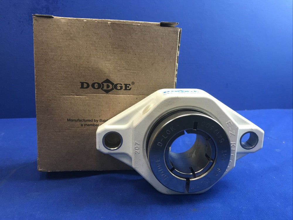 DODGE F2B-DLEZ-35M-PCR-NL D-LOK E-Z KLEEN POLYMER HOUSED BEARING 2-BOLT FLANGE
