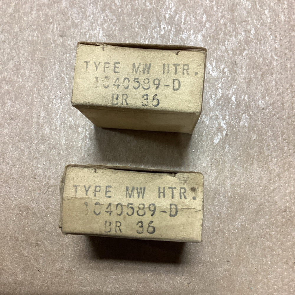 WESTINGHOUSE 1040589-D, BR36 HEATER ELEMENT, Lot Of 2 A58