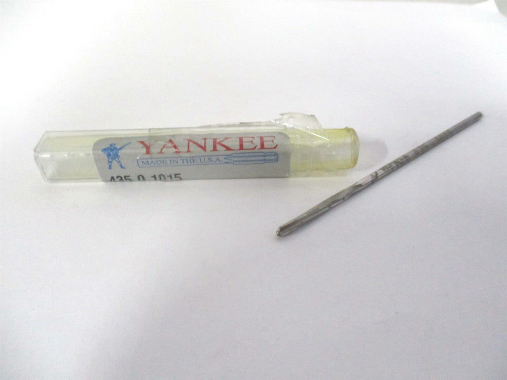 Yankee (435-0.01015) 3/32" x 3-1/2" OAL #38 HSS Straight Chucking Reamer 
