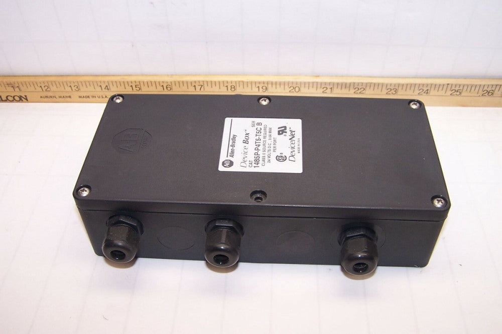 ALLEN BRADLEY 1485P-P4T5-T5C JUNCTION BOX DEVICE BOX 24VDC